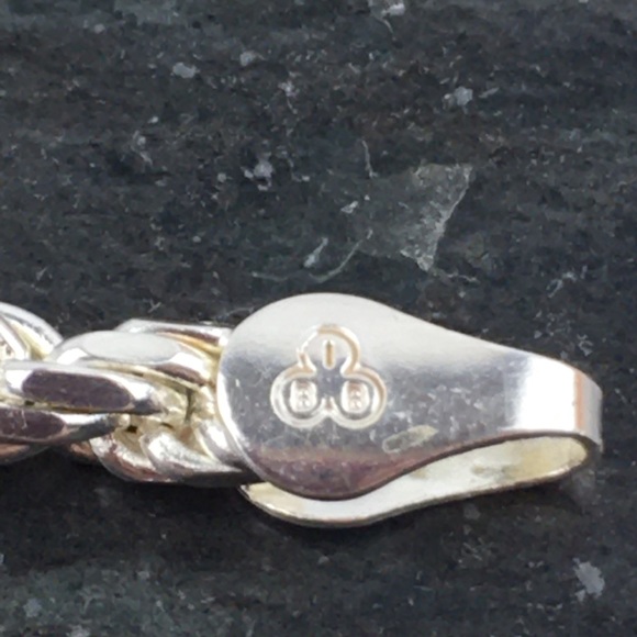 IBB Italy Rope Chain Sterling Silver 925 Bracelet 7 1/4 - Picture 5 of 8